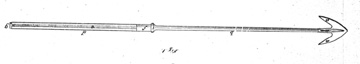 Oliver Allen gun harpoon patent drawing